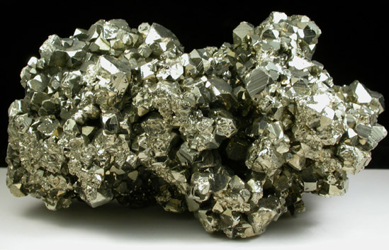 Pyrite with Chalcocite from Huaron District, Cerro de Pasco Province, Pasco Department, Peru