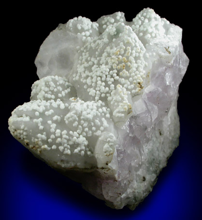 Quartz var. Amethyst from O and G Industries Southbury Quarry, Southbury, New Haven County, Connecticut