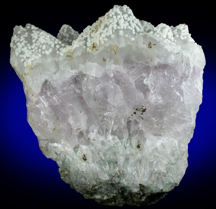 Quartz var. Amethyst from O and G Industries Southbury Quarry, Southbury, New Haven County, Connecticut