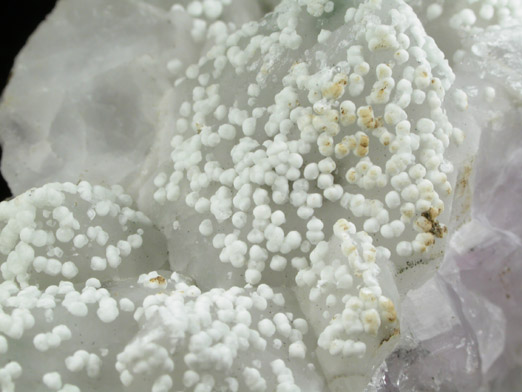 Quartz var. Amethyst from O and G Industries Southbury Quarry, Southbury, New Haven County, Connecticut