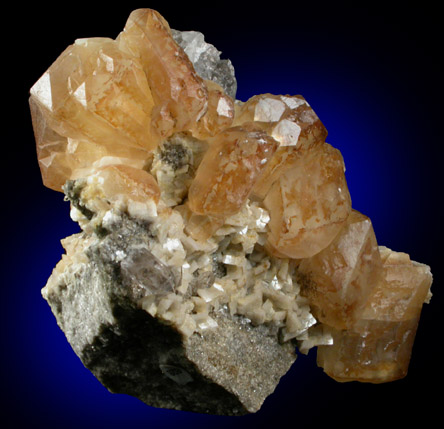 Calcite with Dolomite from Eastern Rock Products Quarry (Benchmark Quarry), St. Johnsville, Montgomery County, New York