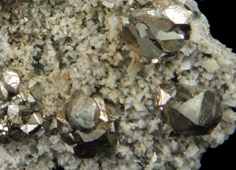 Pyrite, Albite, Quartz, Actinolite from Bull's Ferry Road condominium construction site, North Bergen, Hudson County, New Jersey