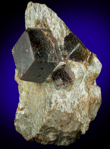 Almandine Garnet from Green's Farm, 750 m. ESE of Roxbury Falls, Roxbury, New Haven County, Connecticut