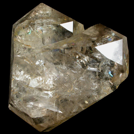 Quartz var. Herkimer Diamond with filiform inclusion from Eastern Rock Products Quarry (Benchmark Quarry), St. Johnsville, Montgomery County, New York