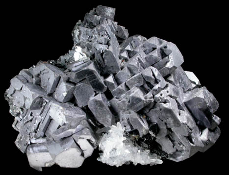 Galena with Quartz and Sphalerite from Deveti Septemvri Mine, Madan District, Rhodope Mountains, Bulgaria