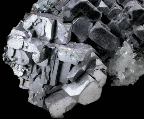 Galena with Quartz and Sphalerite from Deveti Septemvri Mine, Madan District, Rhodope Mountains, Bulgaria