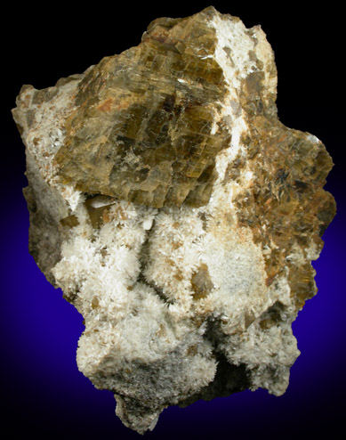 Siderite and Albite from Poudrette Quarry, Mont Saint-Hilaire, Qubec, Canada