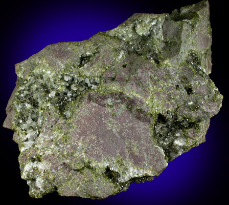 Epidote, Calcite, Quartz from Calumet Mine, 12 km NNE of Salida, Chaffee County, Colorado