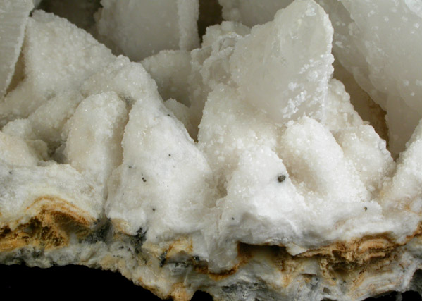 Quartz and Pyrite on Quartz pseudomorphs after Calcite from Cavnic Mine (Kapnikbanya), Maramures, Romania