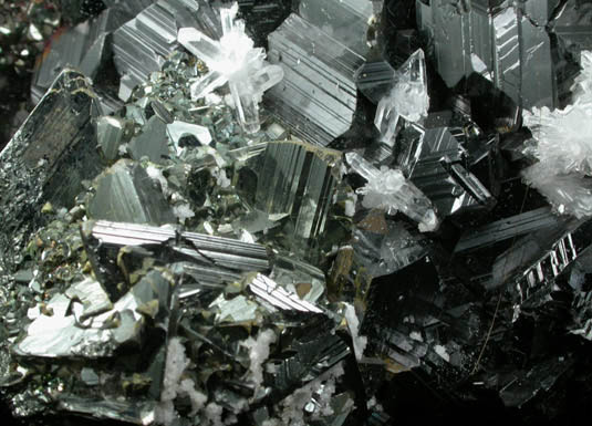 Tetrahedrite, Quartz, Sphalerite, Pyrite from Casapalca District, Huarochiri Province, Peru