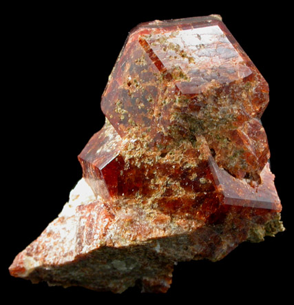 Grossular Garnet from Basin Garnet Locality, Phippsburg, Sagadahoc County, Maine