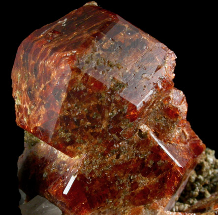 Grossular Garnet from Basin Garnet Locality, Phippsburg, Sagadahoc County, Maine