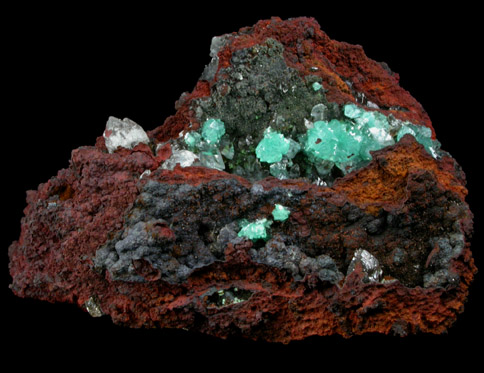 Adamite var. Cuproadamite from Mina Ojuela, Mapimi, Durango, Mexico