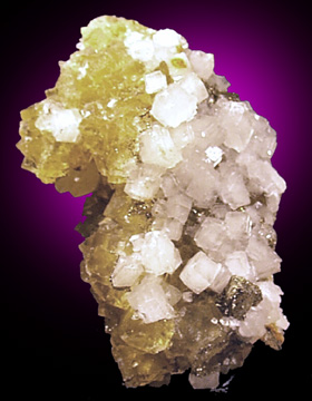 Fluorite, Pyrite, Calcite from Villabona, Spain