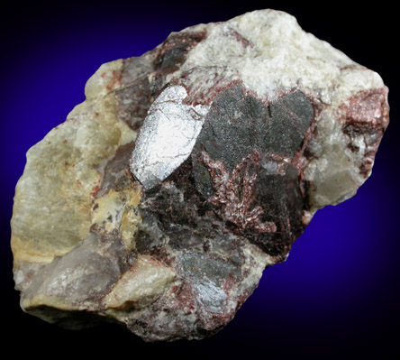 Rutile from Graves Mountain, 19.5 km east of Washington, Lincoln County, Georgia
