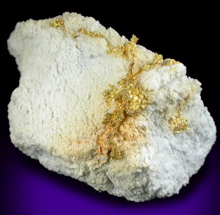 Gold in Quartz from Mother Lode Gold Belt, Amador County, California