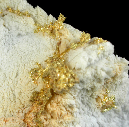 Gold in Quartz from Mother Lode Gold Belt, Amador County, California