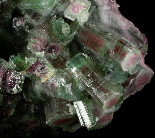 Elbaite Tourmaline with Lepidolite from Pederneira Mine, Sao Jose da Safira, Minas Gerais, Brazil