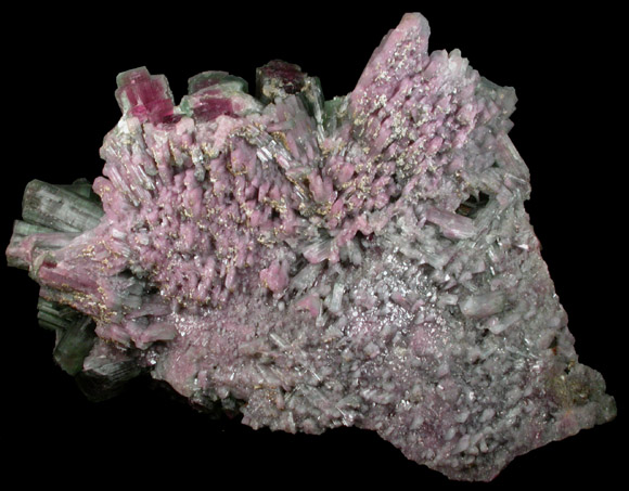Elbaite Tourmaline with Lepidolite from Pederneira Mine, Sao Jose da Safira, Minas Gerais, Brazil