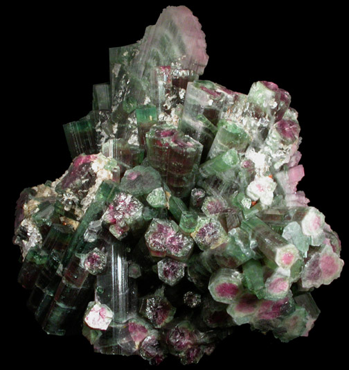 Elbaite Tourmaline with Lepidolite from Pederneira Mine, Sao Jose da Safira, Minas Gerais, Brazil