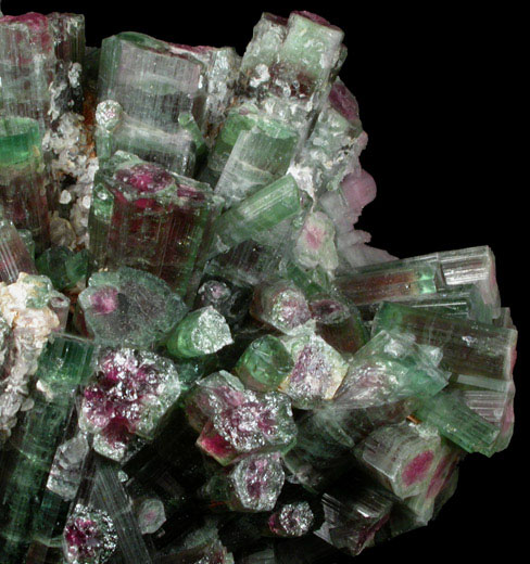 Elbaite Tourmaline with Lepidolite from Pederneira Mine, Sao Jose da Safira, Minas Gerais, Brazil