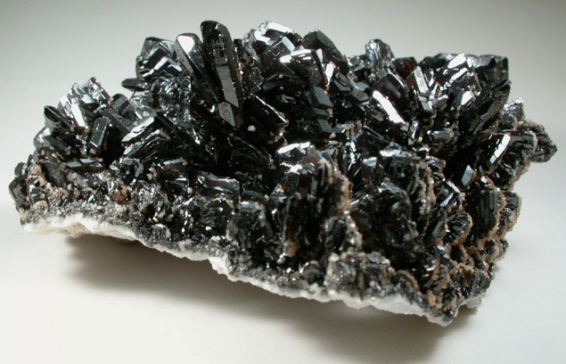 Descloizite with Smithsonite over Dolomite from Berg Aukas Mine, 16 km ENE of Grootfontein, Otavi Mountain Land, Namibia