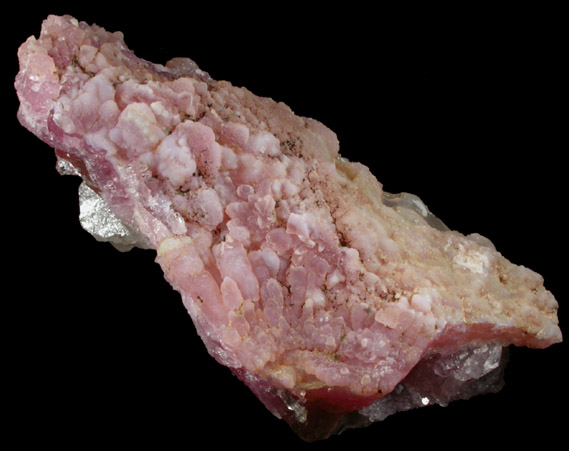 Quartz var. Rose Quartz Crystals from Lavra da Ilha, Taquaral, Jequitinhonha River, Minas Gerais, Brazil
