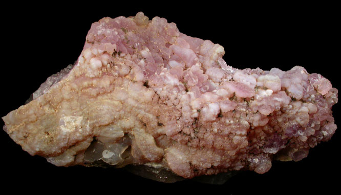 Quartz var. Rose Quartz Crystals from Lavra da Ilha, Taquaral, Jequitinhonha River, Minas Gerais, Brazil