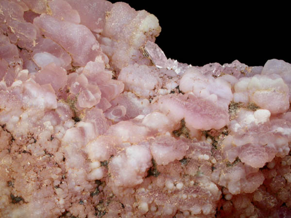 Quartz var. Rose Quartz Crystals from Lavra da Ilha, Taquaral, Jequitinhonha River, Minas Gerais, Brazil