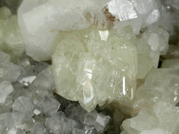Analcime, Datolite, Calcite from New Street Quarry, Paterson, Passaic County, New Jersey