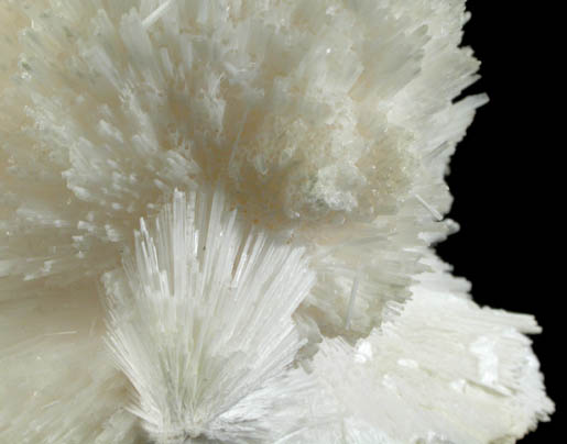 Natrolite on Prehnite from Upper New Street Quarry, Paterson, Passaic County, New Jersey