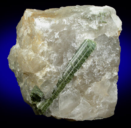 Elbaite Tourmaline in Quartz from White Rocks Quarry, Middletown, Middlesex County, Connecticut