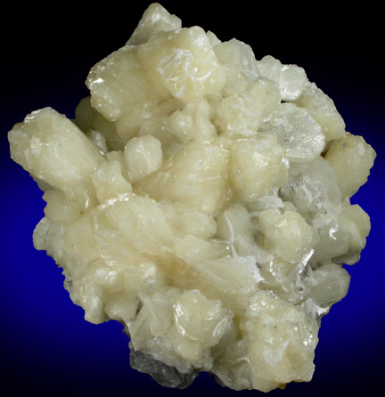 Stilbite and Calcite over Fluorite from Thomaston Dam Railroad Cut, Thomaston, Litchfield County, Connecticut