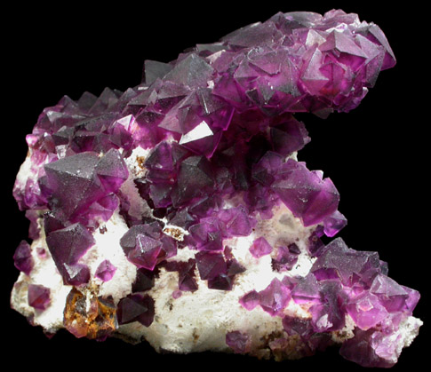 Fluorite on Quartz from Judith Lynn Claim, Pine Canyon, Grant County, New Mexico