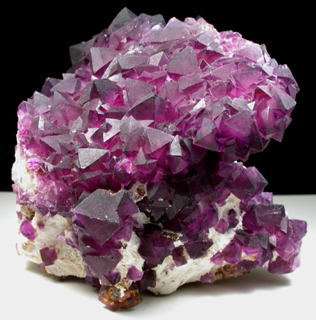 Fluorite on Quartz from Judith Lynn Claim, Pine Canyon, Grant County, New Mexico