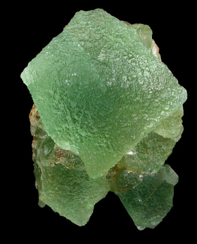 Fluorite on Quartz from Felix Mine, Azusa, Los Angeles County, California