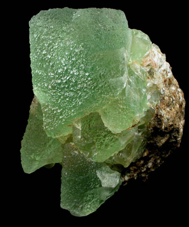 Fluorite on Quartz from Felix Mine, Azusa, Los Angeles County, California