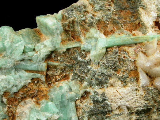 Beryl var. Emerald from Broken Trail Battlestar Mine, Rock Creek, Mineral County, Montana