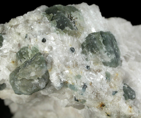 Fluorapatite var. Manganapatite from GE Pollucite Quarry, Buckfield, Oxford County, Maine