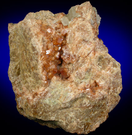 Grossular Garnet from Garnet exposure 175 m. SW of West Redding train station, Fairfield County, Connecticut