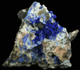 Azurite with Tenorite from Morenci Mine, Azurite Pit, Clifton District, Greenlee County, Arizona