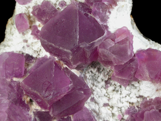 Fluorite on Quartz from Pine Canyon deposit, Burro Mountains, Grant County, New Mexico