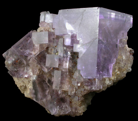 Fluorite with Sphalerite from Rosiclare Sub-District, Hardin County, Illinois
