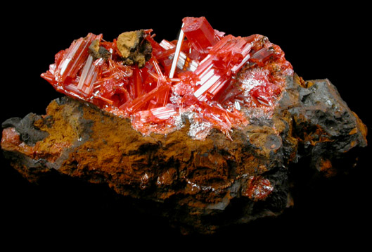 Crocoite from Dundas, Tasmania, Australia