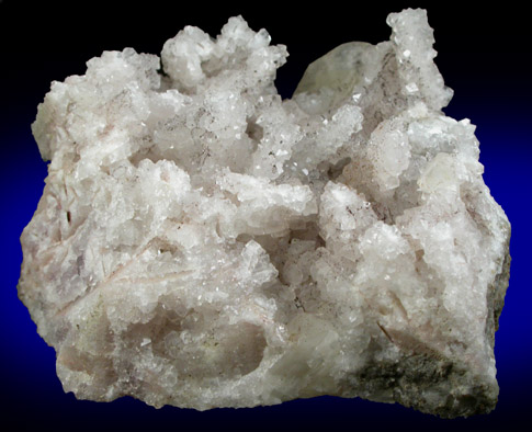 Quartz pseudomorphs after Anhydrite with Calcite from O and G Industries Southbury Quarry, Southbury, New Haven County, Connecticut