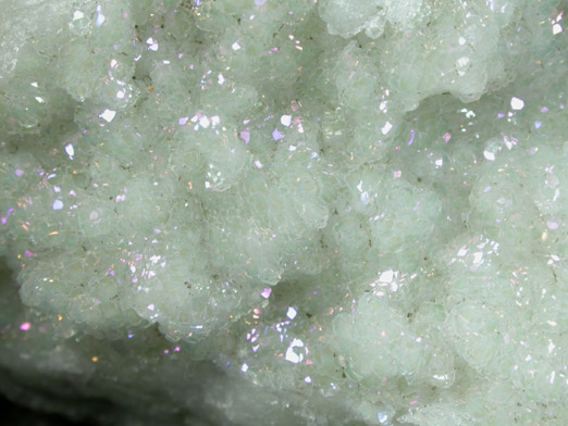 Datolite with iridescent surfaces from Millington Quarry, Bernards Township, Somerset County, New Jersey