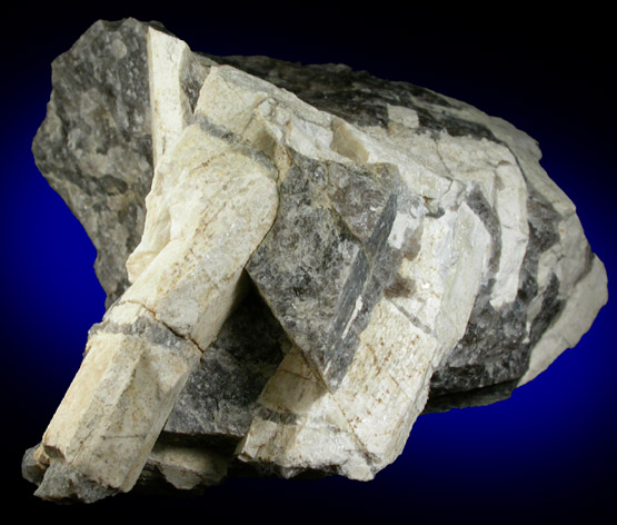 Meionite in Quartz from Bolton Lime Quarries, Rattlesnake Hill, Worcester County, Massachusetts