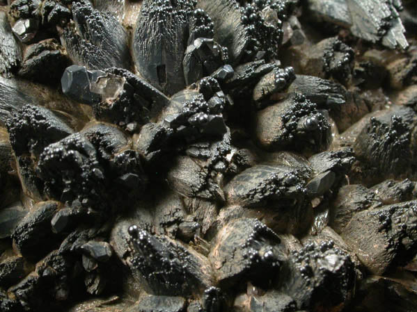 Calcite with Romanchite from Hants County, Nova Scotia, Canada