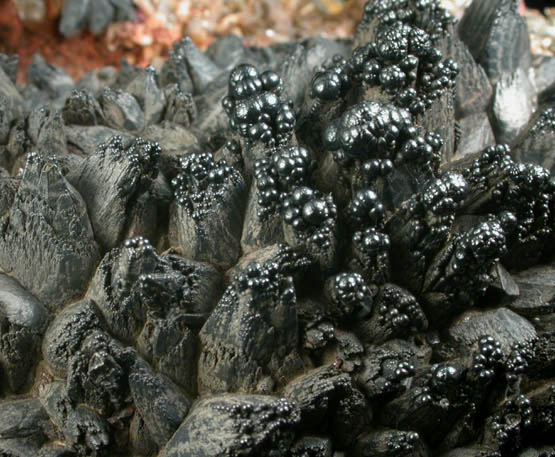 Calcite with Romanchite from Hants County, Nova Scotia, Canada