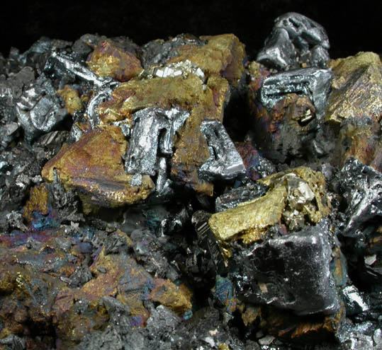 Chalcopyrite, Galena, Sphalerite, Pyrite from Deveti Septemvri Mine, Madan District, Rhodope Mountains, Bulgaria